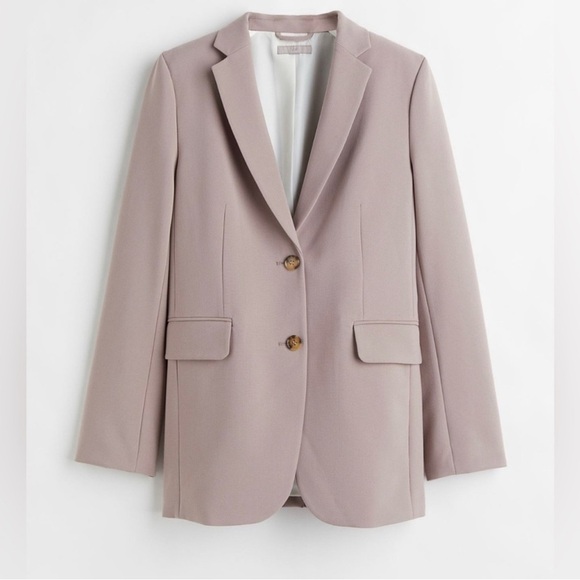 H&M Jackets & Blazers - Women’s H&M Single Breasted blazer color greige large
